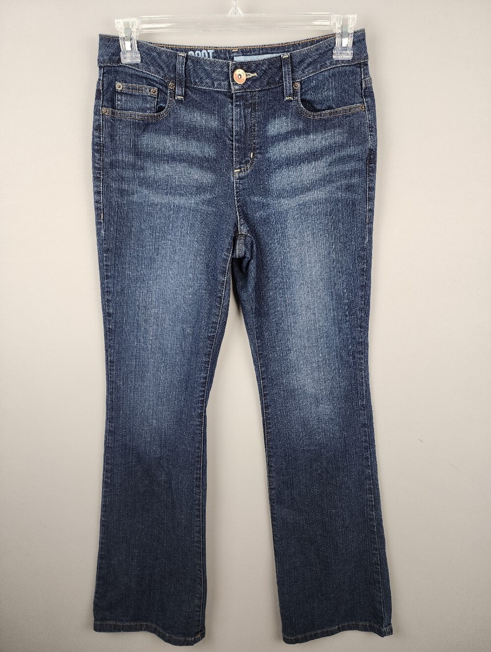 DKNY Soho Bootcut Jeans - Dark Blue Sz 8